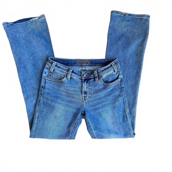 Rock & Roll Denim Jeans Bootcut 29W x 30L Medium wash - Picture 1 of 7